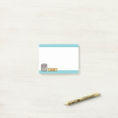 キュレーターとルーラー ポストイット (デスク上)