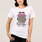 キュレーターと和算演算先生 トライブレンドTシャツ (正面)