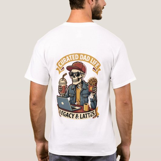 キュレーテッド ダッド ライフ Tシャツ (裏面)