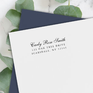 キュロエレガントスクラシック差出人住所 セルフインキングスタンプ