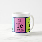 キューの定期的なテーブル名mag コーヒーマグカップ (正面右)