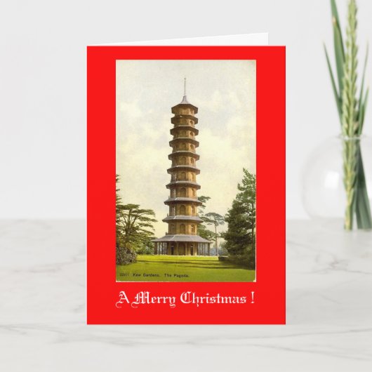 キューガーデンのクリスマスカード シーズンカード (正面)