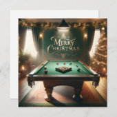 キュークラブでのクリスマス シーズンカード (正面/裏面)