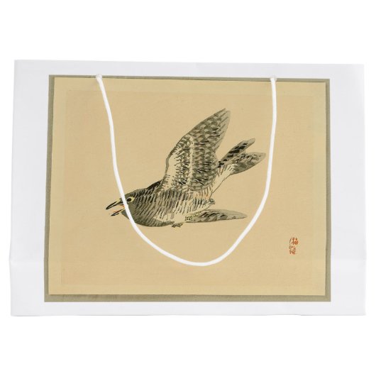 キューコ日本のー（河野楳嶺） ラージペーパーバッグ (裏面)