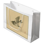 キューコ日本のー（河野楳嶺） ラージペーパーバッグ (正面アングル)