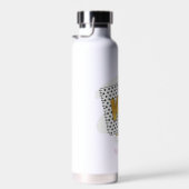 キューストムホワイト幼稚園先生感謝 ウォーターボトル (右面)