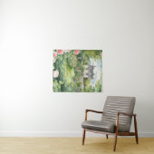 キューストンエステティックウォーターカラーアイリッシュビレッジコテージ タペストリー (インサイチュ(横))