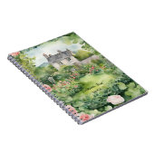 キューストンエステティックウォーターカラーアイリッシュビレッジコテージ ノートブック (右側)