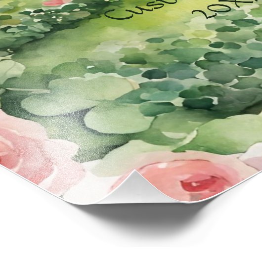 キューストンエステティックウォーターカラーアイリッシュビレッジコテージ フォトプリント            (角)