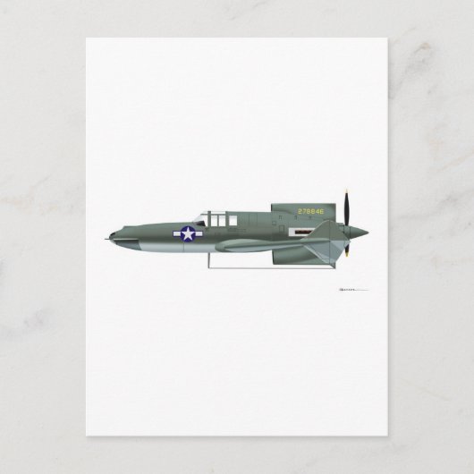 キュースXP-55アセンダー ポストカード (正面)