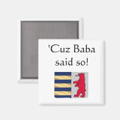 「キューズババがそう言った! マグネット (正面/裏面)