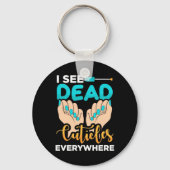 キューティクルがあちこちで見える キーホルダー (正面)