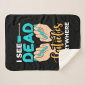 キューティクルがあちこちで見える シェルパブランケット (正面(横))