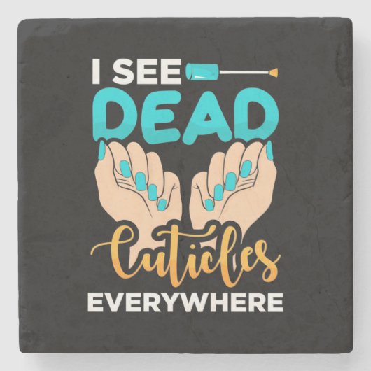 キューティクルがあちこちで見える ストーンコースター (正面)