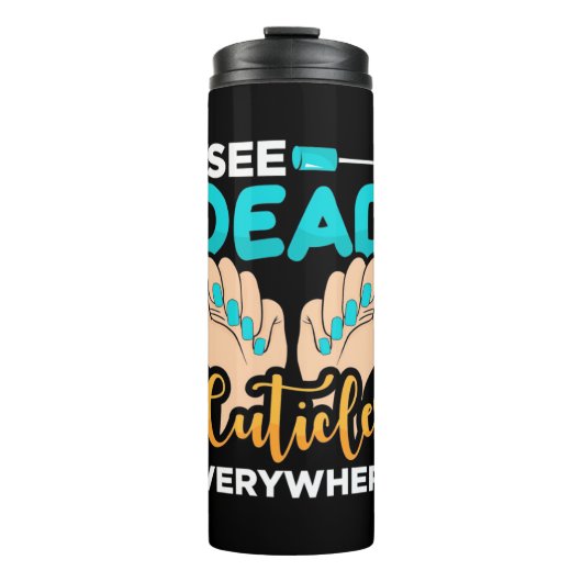 キューティクルがあちこちで見える タンブラー (正面)