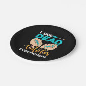 キューティクルがあちこちで見える ペーパープレート (アングル)