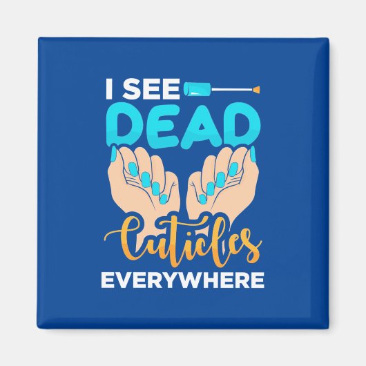 キューティクルがあちこちで見える マグネット (正面)