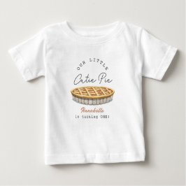 キューティパイ ガール 1歳の誕生日 ベビーTシャツ