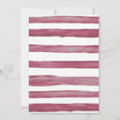 キューティパトゥーティ 2歳の女の子の花の招待状 招待状 (裏面)