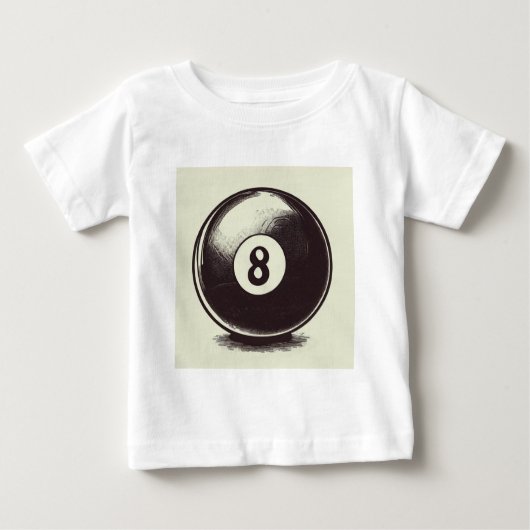 キューティーエイトボール ベビーTシャツ (正面)