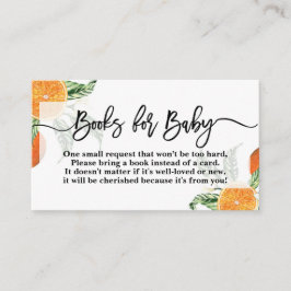 キューティーオレンジがブックカードを持ってきます エンクロージャーカード