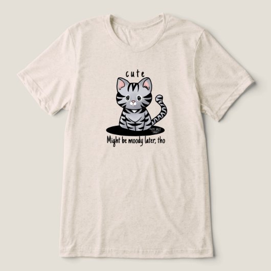 キューティーキャット タビー トライブレンドＴシャツ (デザイン正面)
