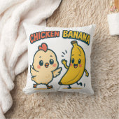 キューティーチキンバナナ！ クッション (ブランケット)