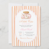 キューティーパイ ベビーシャワー ガール 招待状 (正面)