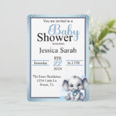 キューティーブルーエレファント - リトルピーナッツ 招待状 (スタンド正面)