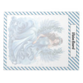 キューティーブルー・クリスマス ノートパッド (正面)