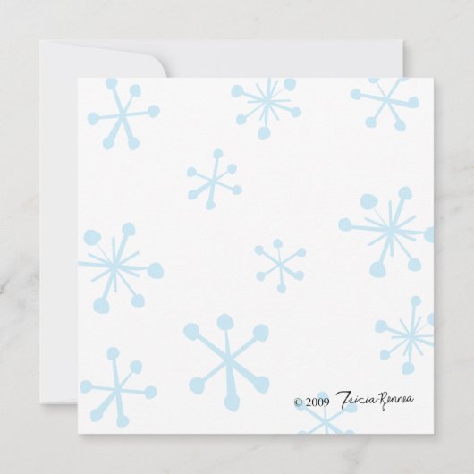 キューティー・ディア 招待状 (裏面)