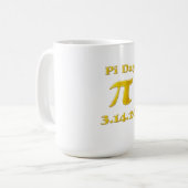 キューティー 3.14 パイの日 コーヒーマグカップ (正面左)