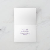 キュートあなたは星キツネおもしろい誕生日孫娘 カード (内部)