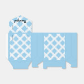 キュートありがとう青と白 フェイバーボックス (折り畳みなし)