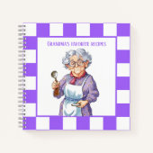 キュートおばあちゃんのお気に入りのレシピ ノートブック (正面)
