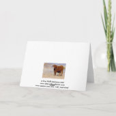 キュートおめでとうございます獣医 – Ranch Farm DVM カード (裏面)