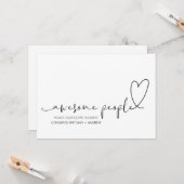 キュートおめでとう妊娠おめでとう新生児 カード (正面/裏面インサイチュ)