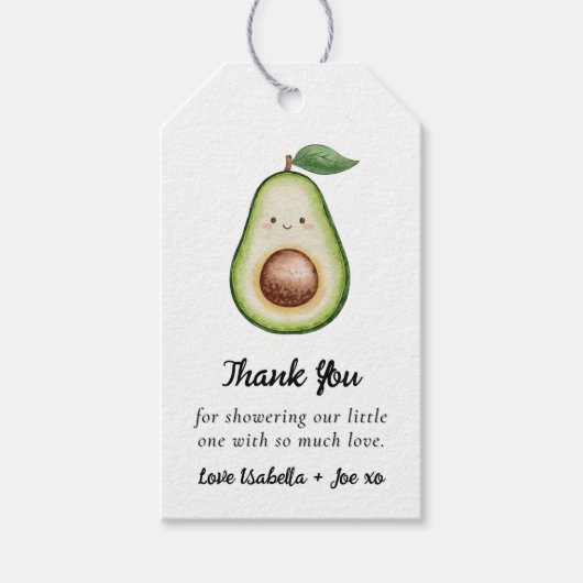 キュートおもしろいありがとう ギフトタグ (正面)