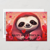 キュートおもしろいでバレンタインデー子供へ#26 シーズンカード (正面/裏面)