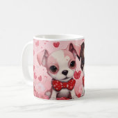 キュートおもしろいとバレンタインデー子供へ40マグカップ コーヒーマグカップ (正面左)