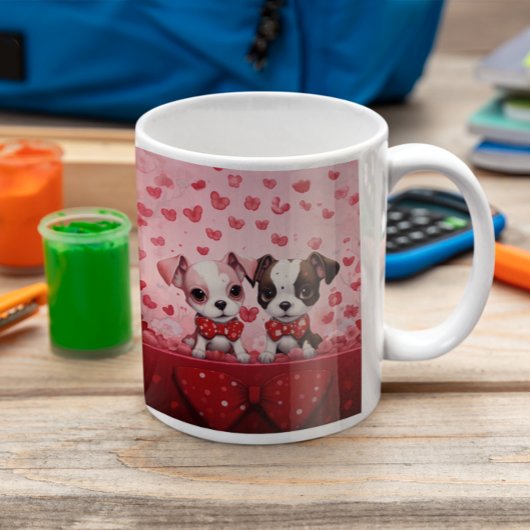 キュートおもしろいとバレンタインデー子供へ40マグカップ コーヒーマグカップ