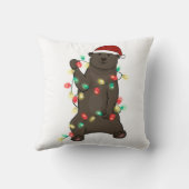 キュートおもしろいなクリスマスベア クッション (裏面)