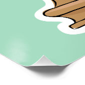 キュートおもしろいなクリスマス猫のポスター ポスター (コーナー)