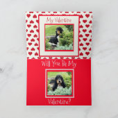 キュートおもしろいなバレンタインデーのカード カード (内部)