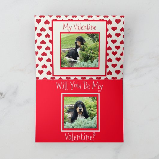 キュートおもしろいなバレンタインデーのカード カード (内部)