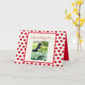 キュートおもしろいなバレンタインデーのカード カード (黄色い花)