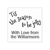 キュートおもしろいな冬の書道台本アート ラバースタンプ (インプリント)