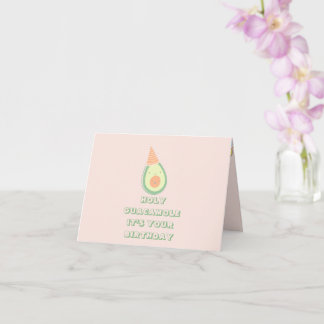 キュートおもしろいアボカド誕生日カード カード