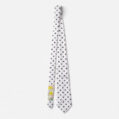 キュートおもしろいイースターバニー ネクタイ (裏面)