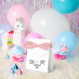 キュートおもしろいイースター漫画バニー顔イラストレーション フェイバーボックス